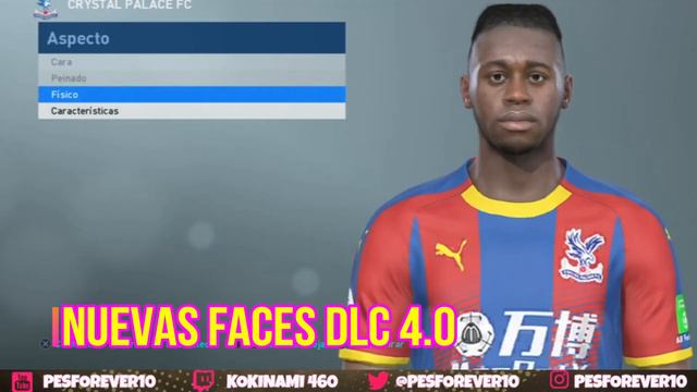 DLC 4.0 PES 2019 80 NUEVAS FACES смотреть онлайн