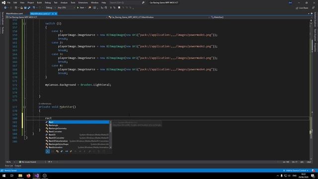 Make a simple Car Racing Game in Visual Studio with WPF C# смотреть онлайн