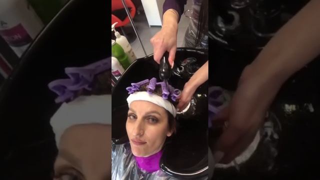 Прикорневой обьем на крупные зажимы.Объем у корня на биосостав.#биозавивка #допосле