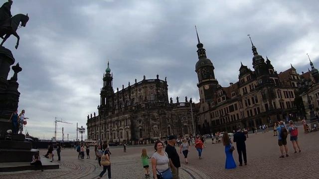 С Варшавы на машине в Германию. Дрезден за 1 день. Цвингер. Дрезден. Германия. Путешествие по Европ смотреть онлайн