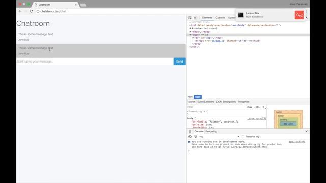 Building Realtime Chat with Laravel 5.4 and VueJS: Part 2 (Vue Components) смотреть онлайн