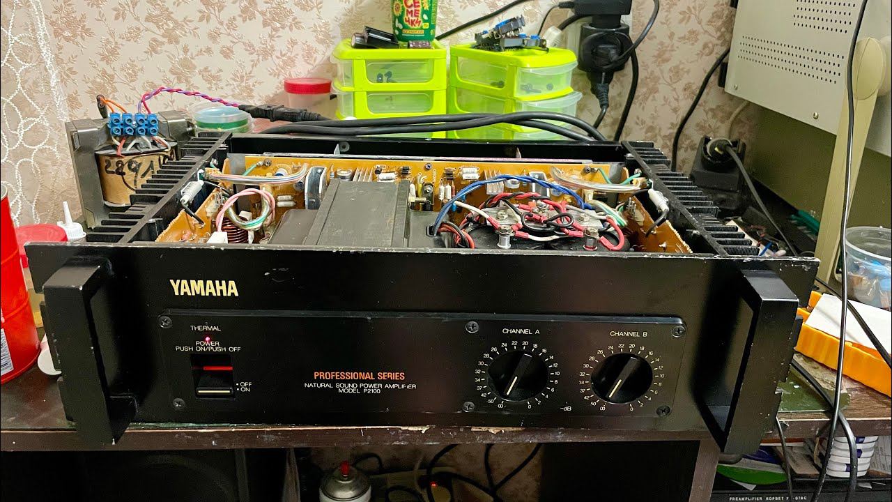 Yamaha p-2100 (№3) профилактика смотреть онлайн