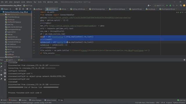 How-to Read from "Google drive" & make "network-object" for Cisco ASA FW [Python Network Automation смотреть онлайн