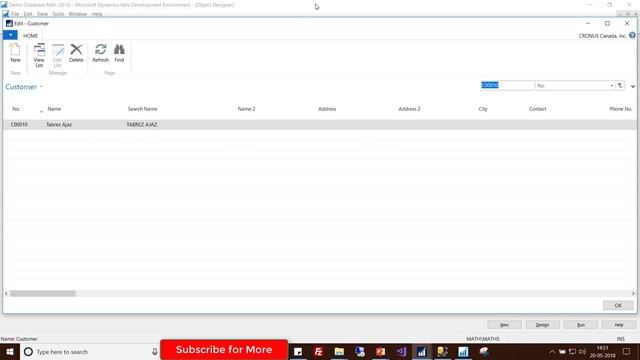Validating data in NAV for a Table смотреть онлайн