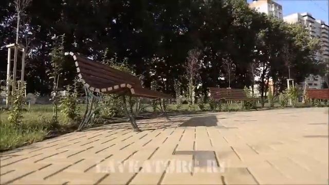 Скамейки уличные, парковые, СК16л-2 от ЛАВКАТОРГ 8(861)244-90-83 смотреть онлайн
