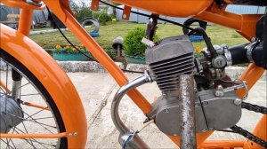 Мопед рига 13 с китайским двигателем ф 50, конечный результат