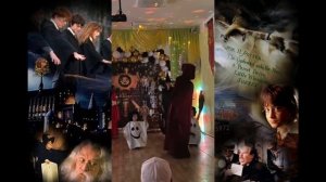 выпускной в детском саду в стиле Гарри Поттера " Часы времени и экзамены  школы магии"