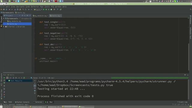 Организация тестов в Python-проекте смотреть онлайн