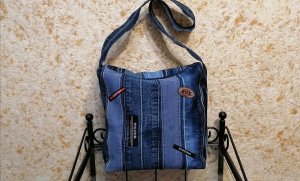 Сумка из старых джинсов  #47.