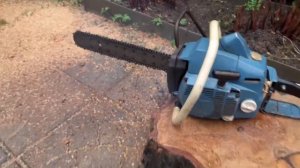 Бензопила Тайга 245 - работа после регулировок