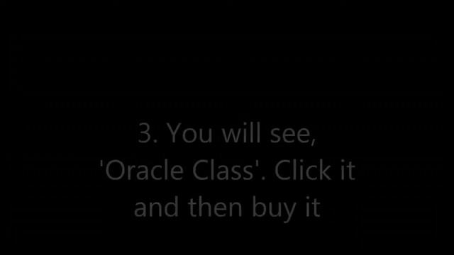 How to get Oracle Class (FREE) (LIMITED) смотреть онлайн