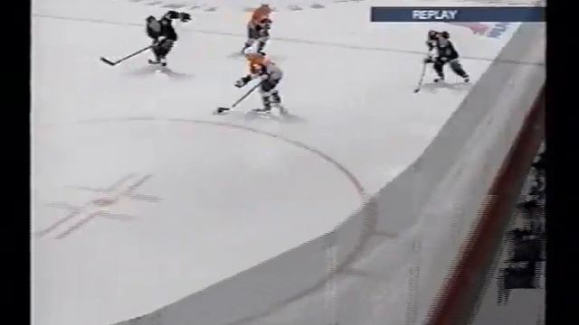 NHL 09 Defensive Play 1: Barnett stole puck and pass to Williams for score смотреть онлайн