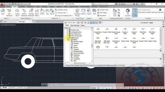 DESIGN CENTER || INSERT DIFFERENT OBJECTS & BLOCKS || BASIC TUTORIALS FOR BEGINNERS || AUTO-CAD 201 смотреть онлайн