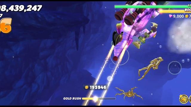 Dark Magic Shark got 2 billion score in 10 minutes - Hungry Shark World смотреть онлайн