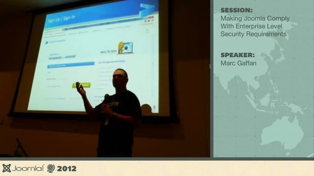 Making Joomla Comply with Enterprise Level Security Requirements - Marc Gaffan смотреть онлайн