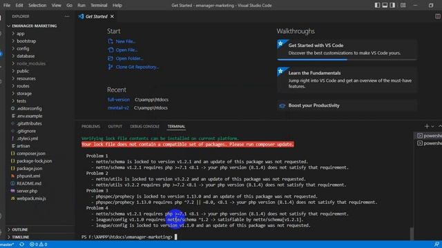 PHP Warning: require(../vendor/autoload.php): Failed to open stream: No such file or directory fix смотреть онлайн