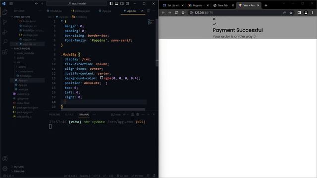Build A Modal in React JS | React JS Popup Using Hooks смотреть онлайн