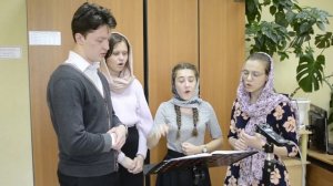 Ангел вопияше Благодатней // Задостойник пасхи Валаамского распева в гармонизации М. А. Балакирева