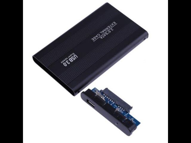 Алюминиевый корпус для HDD 2,5 usb 3.0 Drive Case Box смотреть онлайн