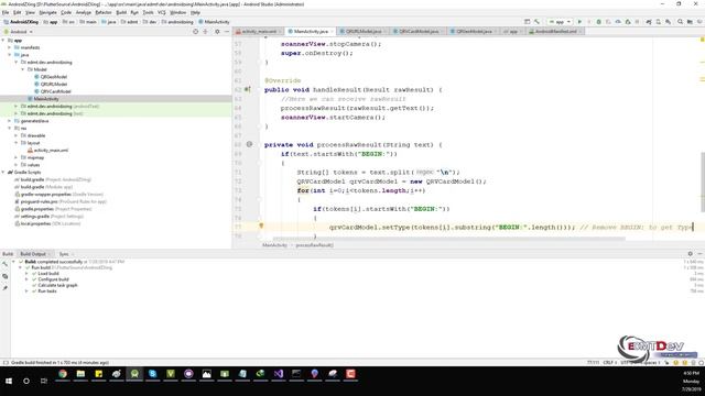 Android Development Tutorial - Read QR Code with ZXing смотреть онлайн