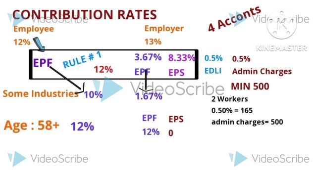 ?आसान भाषा में | ESI And PF Calculations in hindi | Contribution rates with example #epfo #esic смотреть онлайн