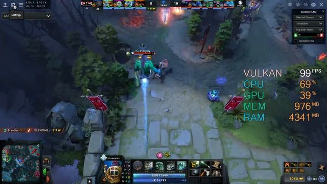 GeForce GTX 1060 6GB -- AMD Ryzen 3 1300X -- Dota 2 FPS Test Vulkan смотреть онлайн