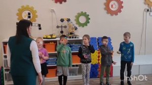 Фрагмент подгруппового занятия с дошкольниками с нарушением зрения