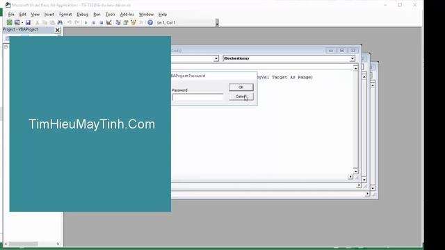 Hướng Dẫn Xóa Password VBA Project Trong Excel смотреть онлайн