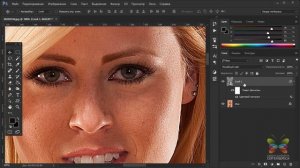 Как увеличить резкость фото с помощью фильтра "Цветовой контраст" в Фотошопе. Уроки Фотошопа.