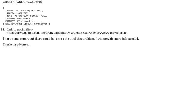 Databases: table is corrupted after getting 1114 error : table is full (2 Solutions!!) смотреть онлайн