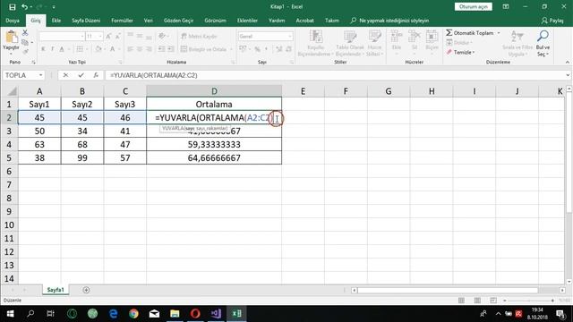 MS Excel Yuvarla Formülü Kullanımı смотреть онлайн