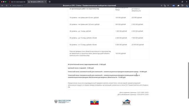 Как проверить размеры взносов в СРО Краснодара смотреть онлайн