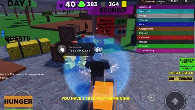 All The Codes In Dwarves Vs Zombies (dwarves Vs Zombies Roblox)