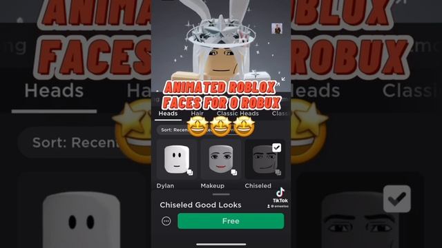 FREE ANIMATED FACES (roblox dynamic heads) смотреть онлайн