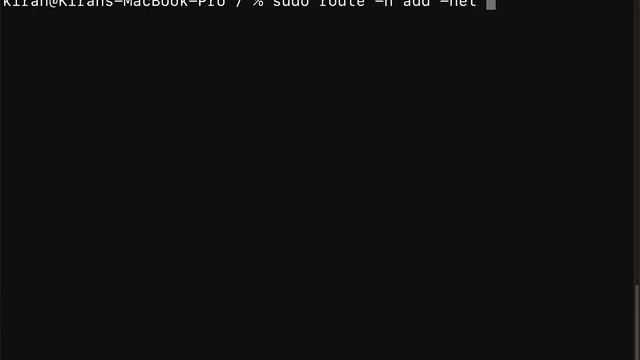 Adding a Static Route to macOS смотреть онлайн