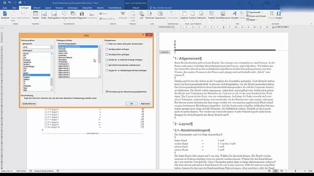 Word: StyleRef Feld смотреть онлайн