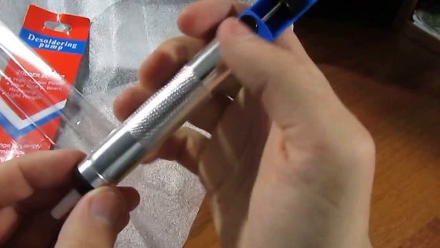 Из Китая посылка №26 Вакуумные Оловоотсос с aliexpress + тест смотреть онлайн