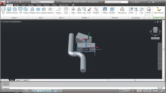 AutoCad 16 - Beginning 3D смотреть онлайн