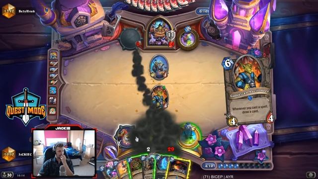 Infinite Headcracks! | Rise of Shadows | Hearthstone смотреть онлайн