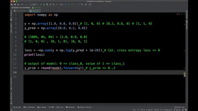 Diff #8, Deep Learning - Classification in Numpy vs PyTorch смотреть онлайн