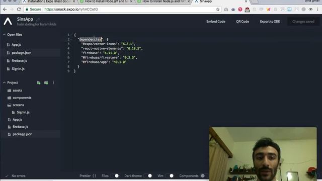 Export your React Native app form Snack and run it in Expo XDE смотреть онлайн