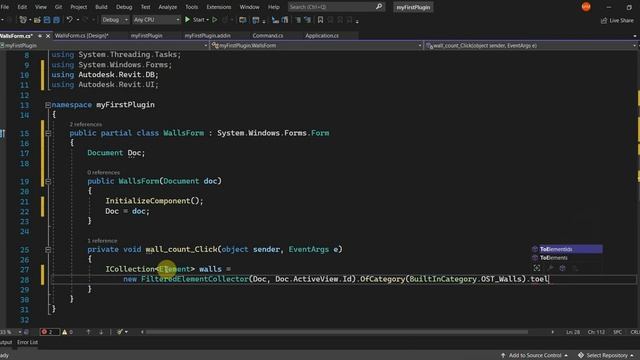 Revit API : Adding Windows Form смотреть онлайн