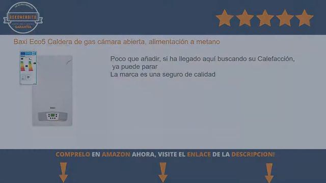 Baxi Eco5 Caldera de gas cámara abierta, alimentación a metano | Comparativa Calefacción смотреть онлайн