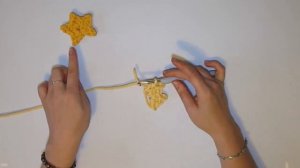Маленькая звездочка крючком