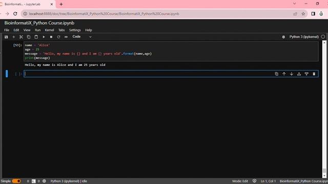 Strings Formatting in Python | BioinformatiX смотреть онлайн