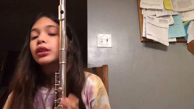 Hot Cross Buns on Flute +Turtorial смотреть онлайн