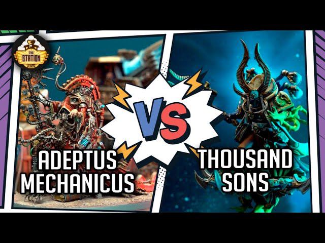 ADEPTUS MECHANICUS Vs THOUSAND SONS I Репорт | 2000 Pts I Warhammer 40000