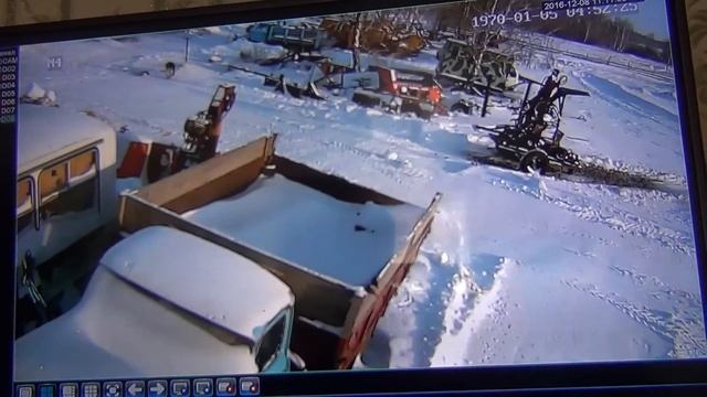 Видеонаблюдение 4 камеры ЗИМА морозы и зимний день пелинг смотреть онлайн