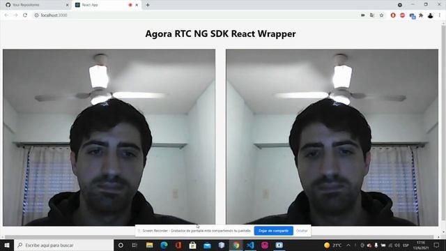 Videochat room - React & Agora смотреть онлайн