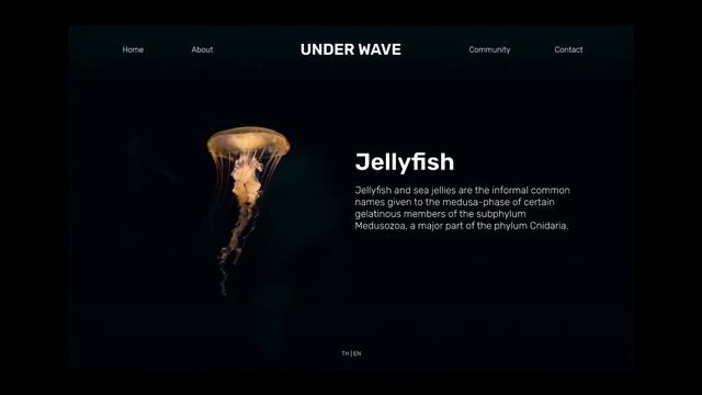 Parallax Animation in Figma - Under Wave Project смотреть онлайн